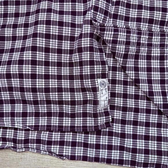 Polo Ralph Lauren Purple Plaid Shirt Men 2XL Tall Classic Fit Color Pony Cotton - Picture 6 of 9